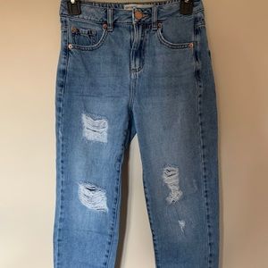 GARAGE Ripped Denim Jeans